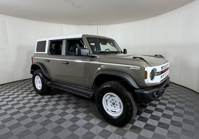 2026 Ford Bronco Heritage Edition in Gray — front three-quarter view