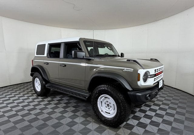 2026 Ford Bronco Heritage Edition in Gray — front three-quarter view