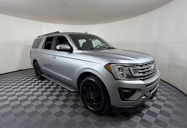 2021 Ford Expedition Max XLT in Silver Metallic — front three-quarter view