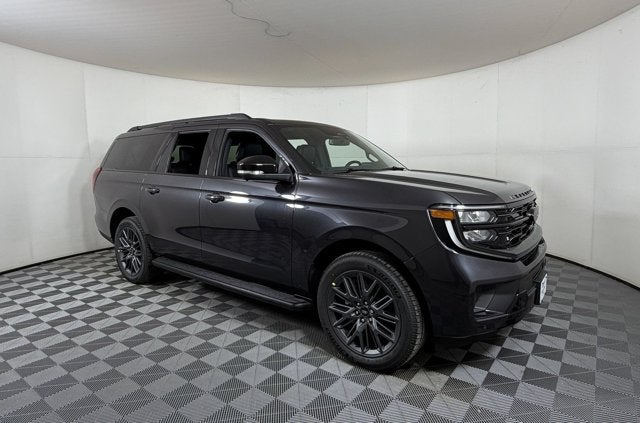 2026 Ford Expedition Max Platinum in Gray Metallic — front three-quarter view
