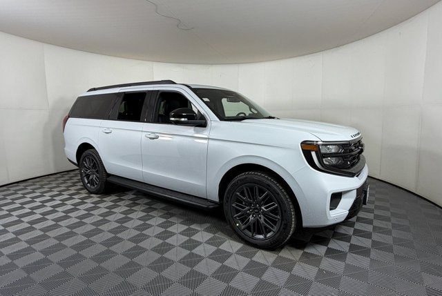 2026 Ford Expedition Max Platinum in Silver Metallic — front three-quarter view