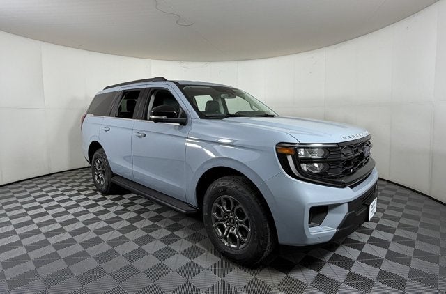 2026 Ford Expedition Active in Gray Metallic — front three-quarter view