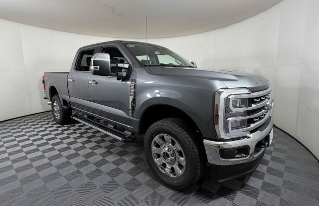 2026 Ford Super Duty F-250 SRW LARIAT in Gray Metallic — front three-quarter view