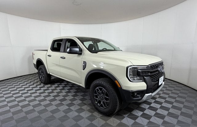 2026 Ford Ranger XLT in Beige — front three-quarter view
