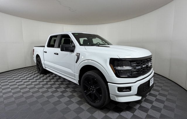2026 Ford F-150 STX in Oxford White — front three-quarter view
