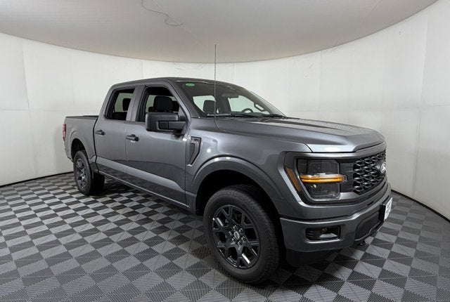 2026 Ford F-150 STX in Gray Metallic — front three-quarter view