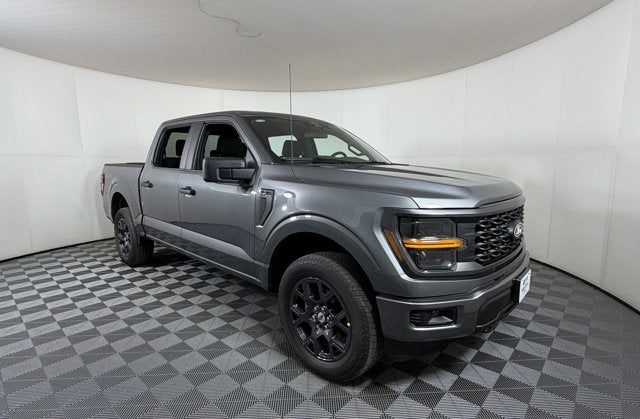 2026 Ford F-150 STX in Gray Metallic — front three-quarter view