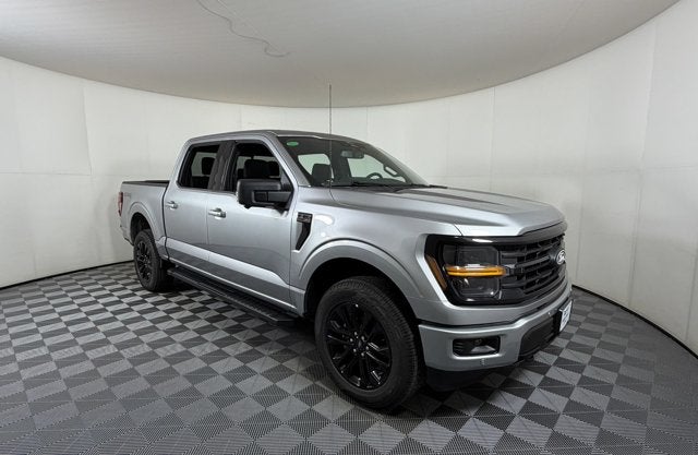 2026 Ford F-150 XLT in Silver Metallic — front three-quarter view