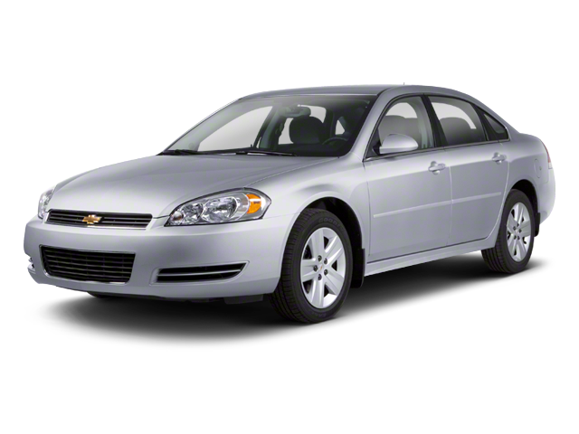 2010 Chevrolet Impala LS in Silver Ice Metallic — front three-quarter view