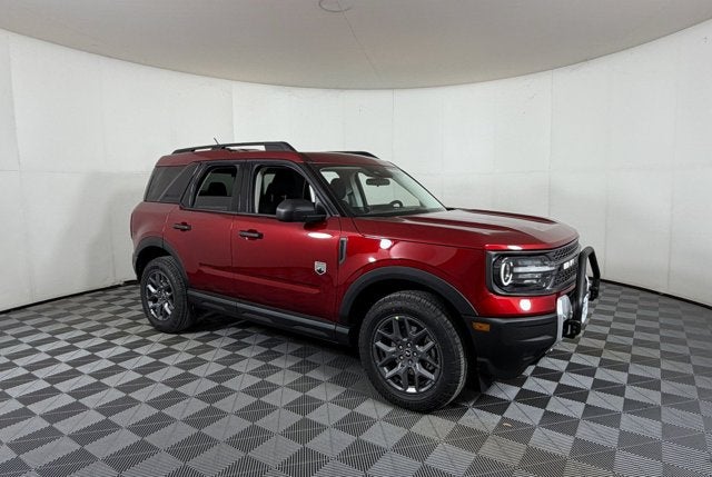 2026 Ford Bronco Sport Big Bend in Ruby Red Metallic — front three-quarter view
