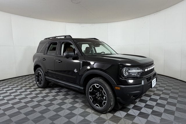 2026 Ford Bronco Sport Outer Banks in Shadow Black — front three-quarter view
